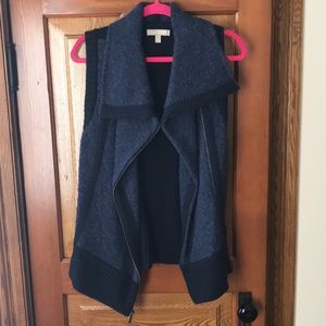 Banana Republic sweater zip up vest